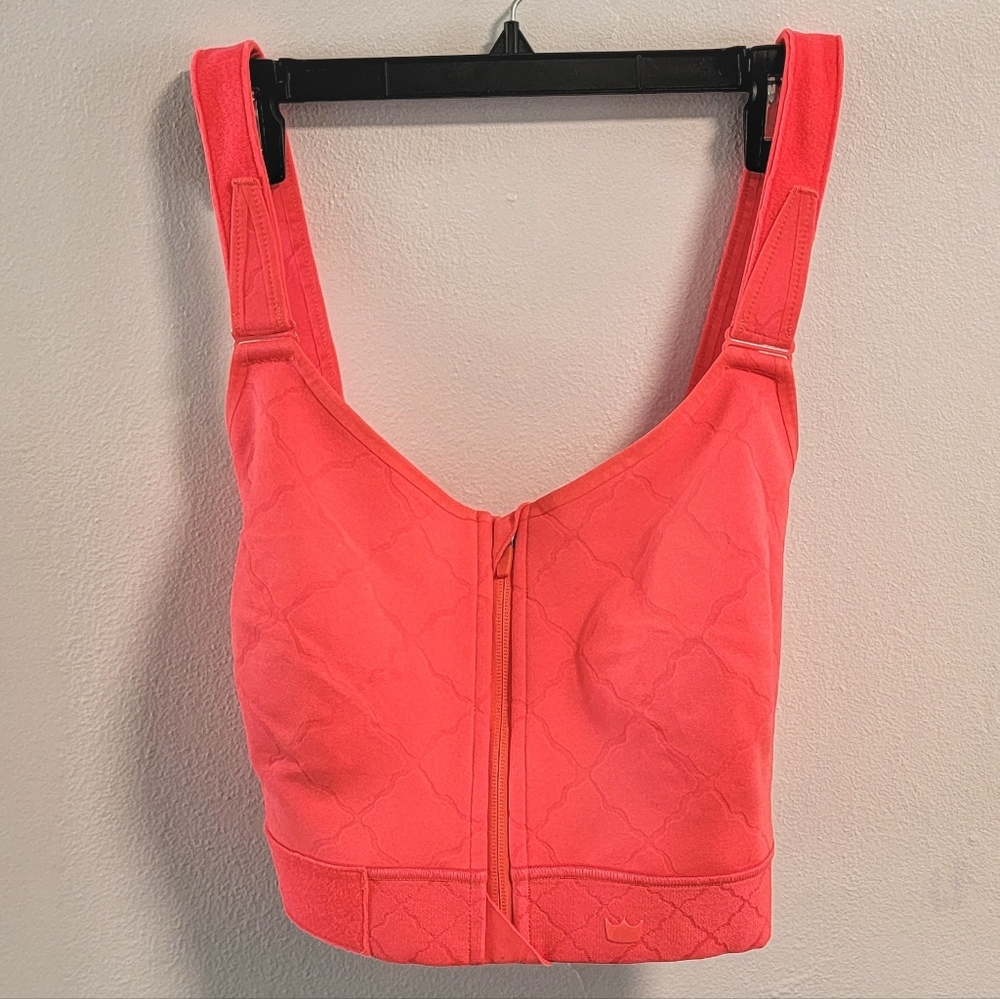 NWOT 6 Luxe SHEFIT Flex Adjustable Sports Bra Hook & Zip Curvy Busty Althetic